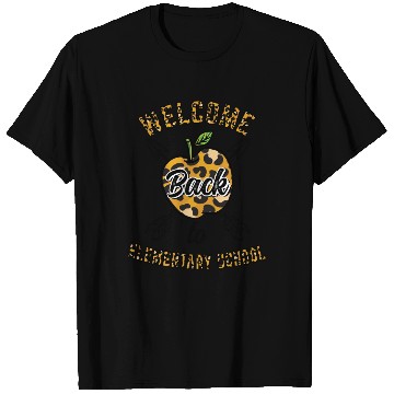 Discover Welcome Back To Elementary School Leopard Print T Shirts