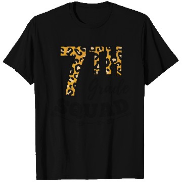 Discover 7th Grade Squad Leopard 7th Grade Teacher T Shirts