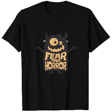 Discover Crazy Monster Halloween Fear and Horror Design T Shirts