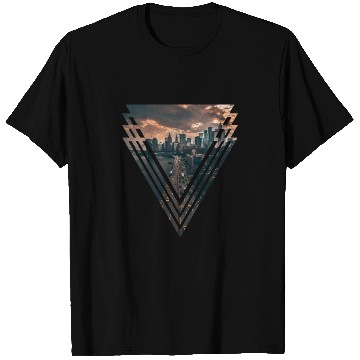 Discover Manhattan in Triangle T Shirts