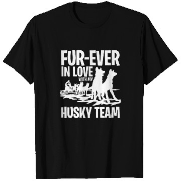 Discover Mushing Fur-Ever In Love With My Husky Team T Shirts
