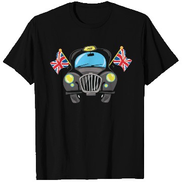 Discover Taxi Hackney the black cab in London T Shirts