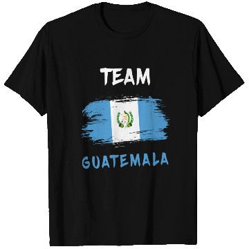 Discover Team Guatemala flags design T Shirts