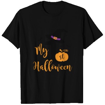 Discover My 1st Halloween Witches Hat Newborn Birthday T Shirts
