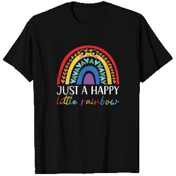 Discover Just A Happy Little Rainbow Whisperer T Shirts