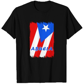 Discover Puerto Rico grandmother flags design T Shirts