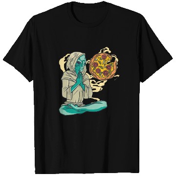 Discover Pizza Alien T Shirts