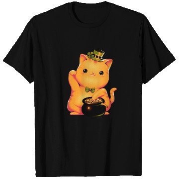 Discover cat Irish Lucky Cat T Shirts
