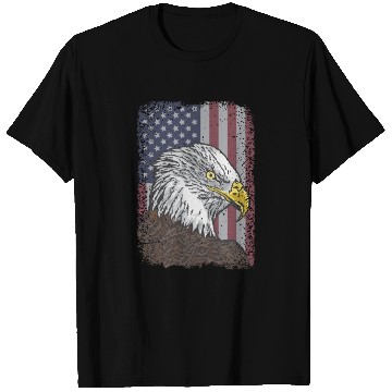 Discover Bald Eagle - American Flag - Patriotic T Shirts