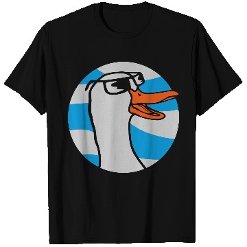 Discover Logo Circle Sunglasses Goose T Shirts