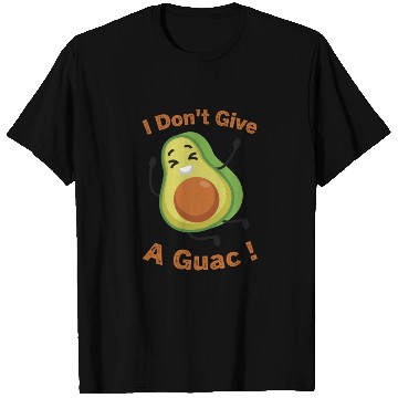 Discover I Don't Give A Guac ! Funny Avocado Pun Green T Shirts