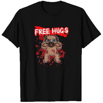 Discover Free Hugs Halloween Sarcasm Scary Creepy Costume T Shirts