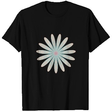 Discover Blue and Coral Flower T Shirts