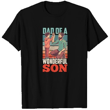 Discover Dad Of A Wonderful Son Father Daddy Father's Day T Shirts