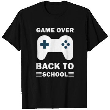 Discover Game Over Back To School Funny Video Gamer Gaming T Shirts