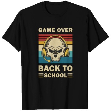 Discover Game Over Back To School Funny Video Gamer Gaming T Shirts