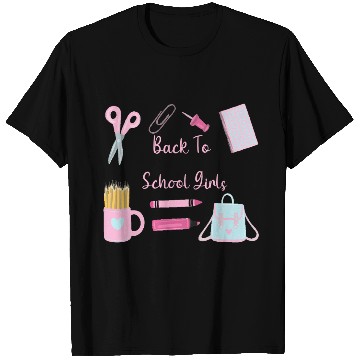 Discover Back to school girls elementary gift T Shirts