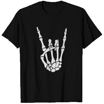 Discover Happy Halloween Skeleton Hand FunnyTrick or treat T Shirts