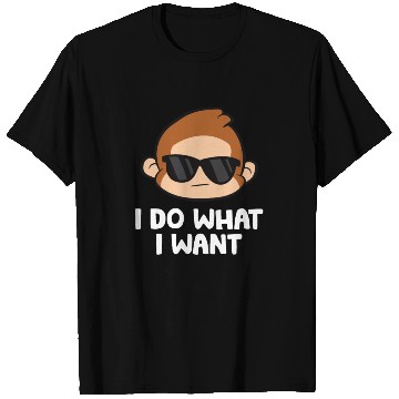 Discover Monkey Lover I Do What I Want Funny Monkey T Shirts