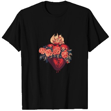 Discover Immaculate Heart Of Mary Vintage Blessed Catholic T Shirts