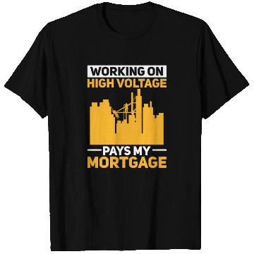 Discover Electrician Electrical Engineer Lineman T Shirts