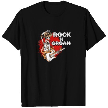 Discover Halloween Cowboy Skeleton Rocker Hand Rock T Shirts