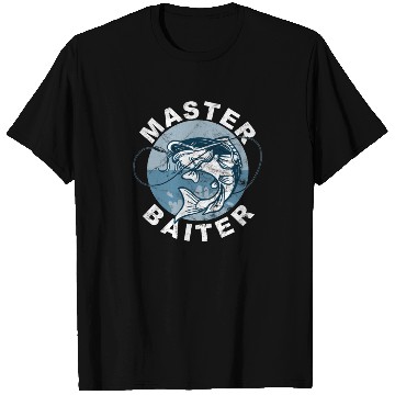 Discover Master Baiter - Wels Catfish Hunter T Shirts