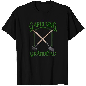 Discover Gardening Grandad Landscaping Granddad Grandpa T Shirts