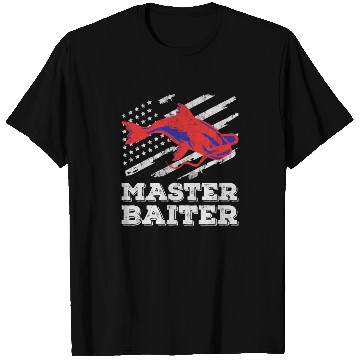 Discover Master Baiter - Wels Catfish Hunter T Shirts