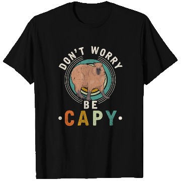 Discover Kind Animal Lover Happy Capybara T Shirts