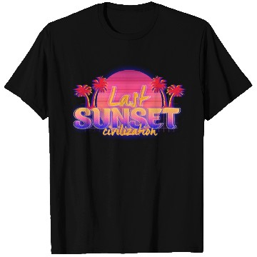 Discover Synthwave/Retrowave/Vaporwave 80s - Sunset T Shirts