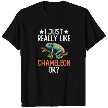 Discover I Just Really Like Chameleon Lizard Reptile Pet T Shirts