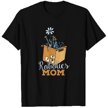 Discover Robotics Mom Cartoon Art T Shirts