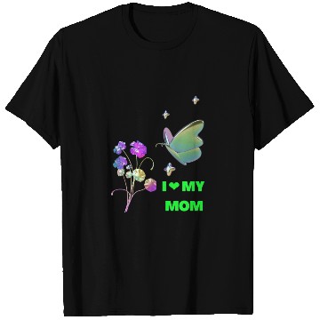 Discover i love you mom dad stylish name T Shirts