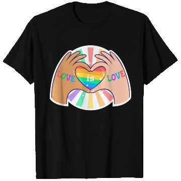 Discover Love is Love Pride Queer LGBTQ Sticker T Shirts