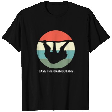 Discover Vintage Ape Monkey Save The Orangutan T Shirts