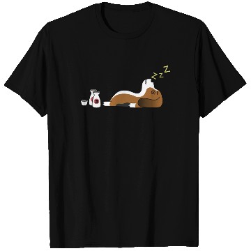 Discover Basset Hound Sake Drunk T Shirts