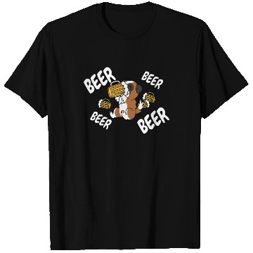 Discover Saint Bernard Drinking Beer T Shirts