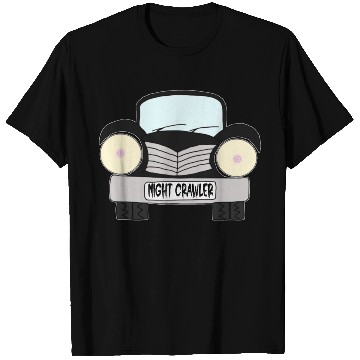 Discover Old Car Black Night Crawler T Shirts