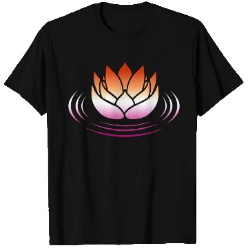 Discover Lesbian Pride Lotus T Shirts