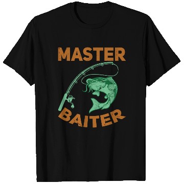 Discover Master Baiter - Wels Catfish Hunter T Shirts
