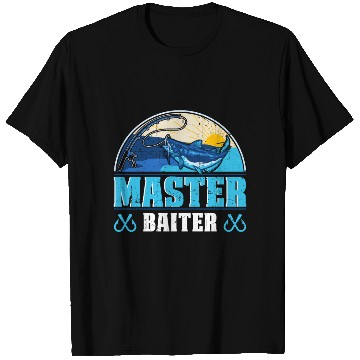 Discover Master Baiter - Wels Catfish Hunter T Shirts