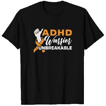 Discover ADHD Warrior Unbreakable Embrace Neurodiversity T Shirts