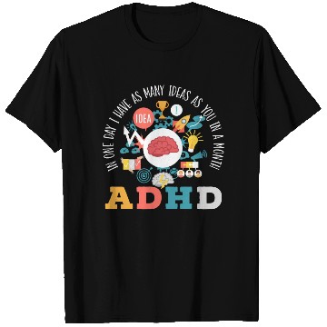 Discover ADHD Warrior Embrace Neurodiversity ADHD Awareness T Shirts