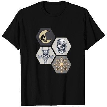 Discover Scary Cool Pirate Skull Halloween Lovers T Shirts