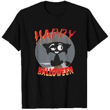Discover halloween, cat T Shirts