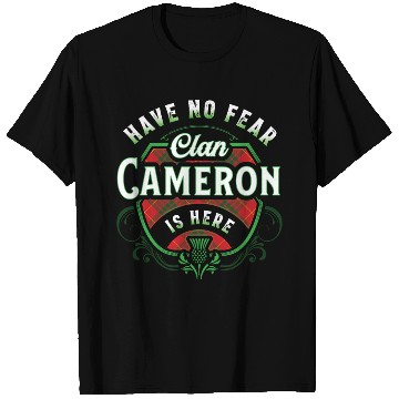 Discover Funny Scottish Clan Cameron Tartan Have No Fear T Shirts