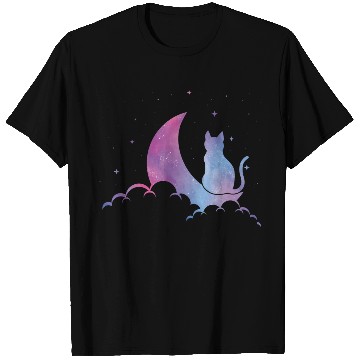 Discover Celestial Cat Lover Pastel Goth Feline T Shirts