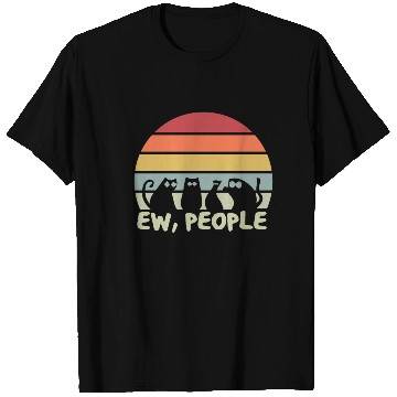 Discover Ew People Retro Cat Funny T Shirts
