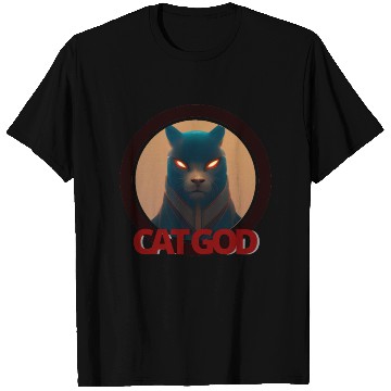 Discover Samurai Cat God T Shirts